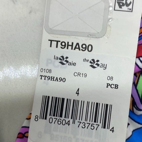 NWT Trina Turk Blue Printed Bikini Bottom Swimsuit - Picture 5 of 5